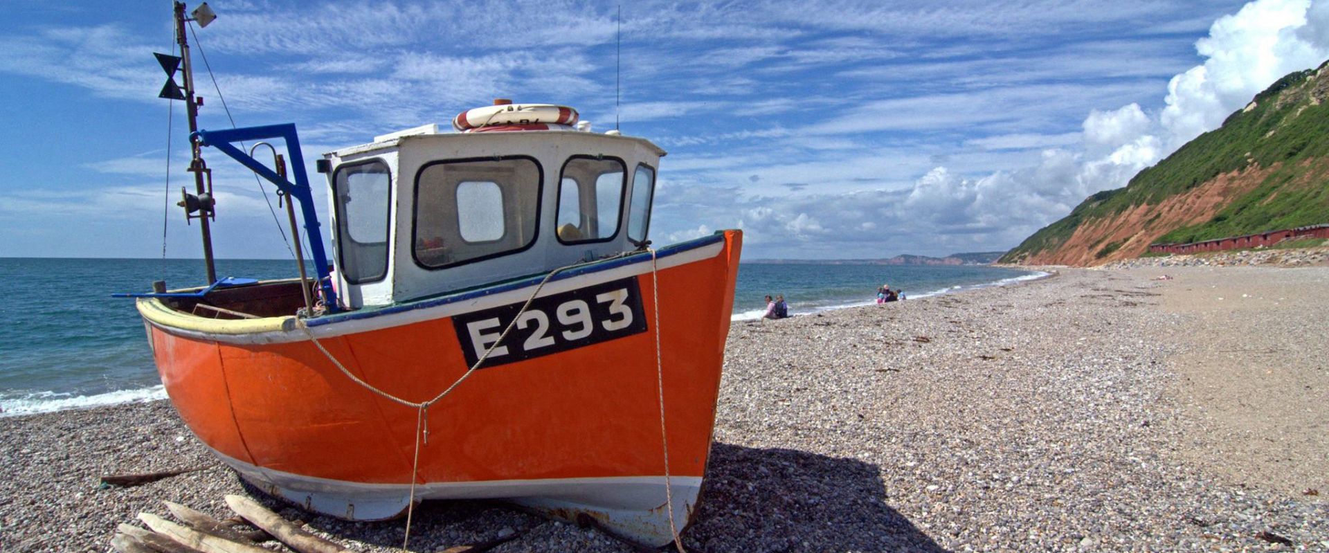 Fishing boat at Branscombe