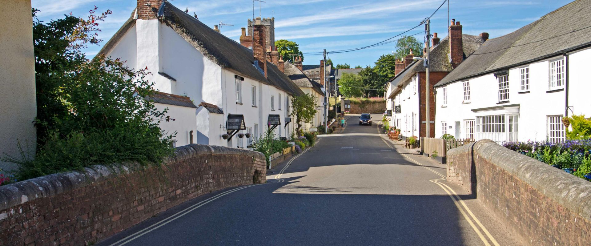 The main street in East Budleigh